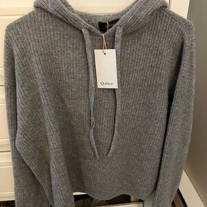 Quince Heather Gray Knit Pullover